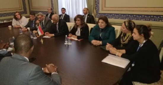 بالصور.. وفد البرلمان يلتقى رئيس لجنة العلاقات الخارجية بالمكسيك فى روسيا