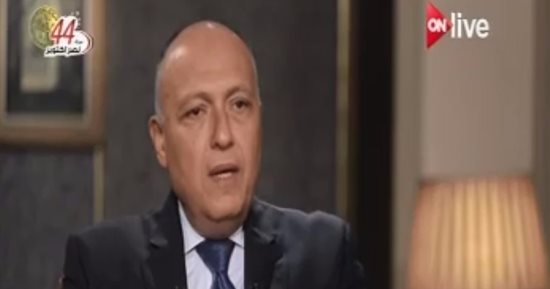 سامح شكرى: استقبلنا محققين من مجلس الأمن فى حادث سفينة كوريا الشمالية