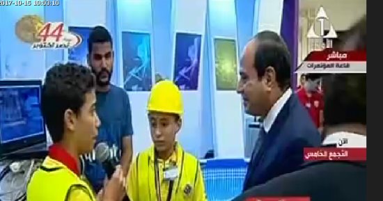 السيسي يتفقد معرض رواد تكنولوجيا المستقبل بقاعة المؤتمرات بالتجمع الخامس