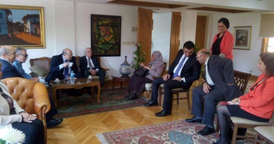 بالصور.. محمود حميدة ومصطفى الفقى وآمنة نصير فى الأعلى للثقافة لتكريم مراد وهبة