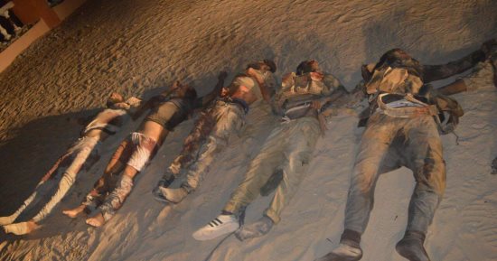 المتحدث العسكرى ينشر صور الإرهابيين المقتولين بمنطقة القواديس بالعريش