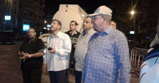 تنفيذ نموذج محاكاة مفاجئ للنوات الشديدة بكوبرى كليوباترا شرق الإسكندرية
