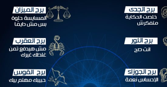 حظك اليوم وتوقعات الأبراج الثلاثاء 17/10/2017 على الصعيد المهنى والعاطفى والصحى