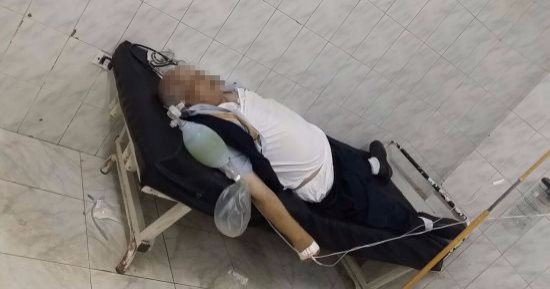 تشريح جثة والد مريض توفى بعد التعدى عليه بالضرب داخل مستشفى ههيا بالشرقية