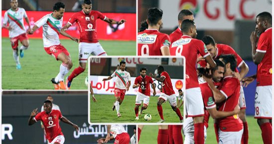 مهرجان أهداف للأهلي قبل موقعة نصف النهائى الأفريقى.. الأحمر يهزم الرجاء برباعية.. حسام عاشور يقلق البدرى قبل مواجهة النجم.. تحرير الظهيرين هجوميا.. الاعتماد على الكرات الثابتة لفك التكتل.. واستمرار تألق أجاى