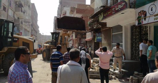 بالصور.. شرطة المرافق تزيل 629 حالة إشغال بمدينتى بنى سويف والواسطى