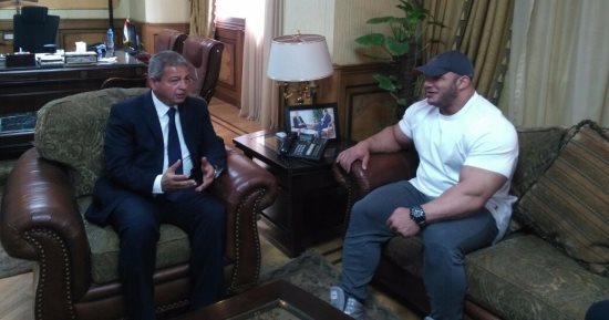 بيج رامى يطالب وزير الرياضة بإشهار اتحاد لمحترفى كمال الأجسام