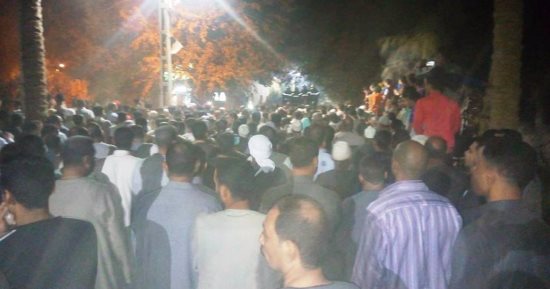 بالصور .. جنازة مهيبة لشهيد عملية "بنك رفح" بقرية "سلامون قبلى" المنوفية