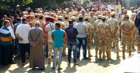 وصول جثمان شهيد سيناء إلى مسقط رأسه بالمنوفية