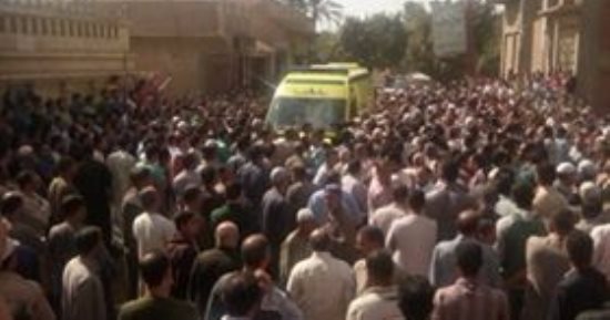 ننشر صور جنازة الشهيد رضا أبو النجاة بقرية الضهرية محافظة البحيرة
