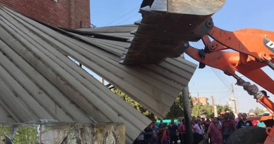 بالصور.. شرطة المرافق تزيل 423 حالة إشغالات بمدينة ببا جنوب بنى سويف
