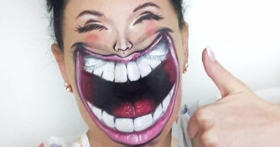 المكياج مش للتجميل بس.. سيدة تحول نفسها لأشكال مرعبة باستخدام الميكب