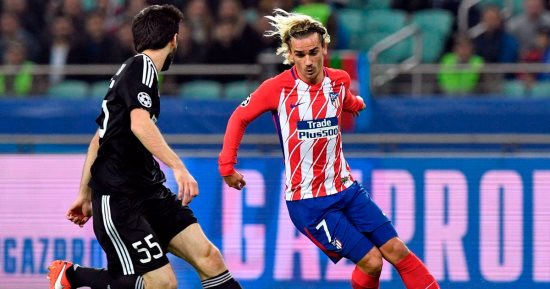 شوط سلبى بين أتلتيكو مدريد وكارباكا فى دوري أبطال أوروبا