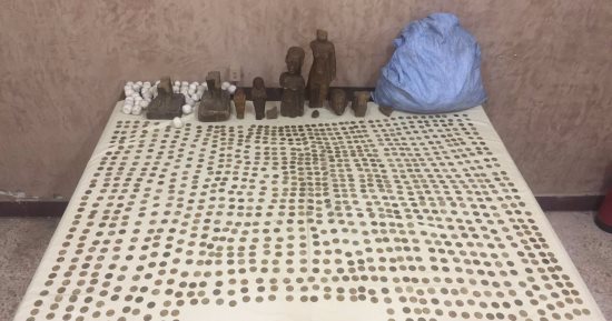 بيان لمديرية أمن المنيا حول ضبط 101 قطعة أثرية