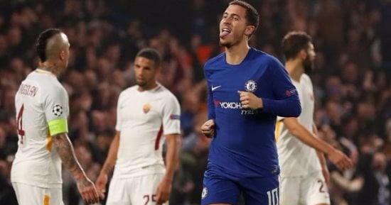 بالفيديو.. مهرجان أهداف فى تعادل مثير بين تشيلسي وروما بدوري الأبطال