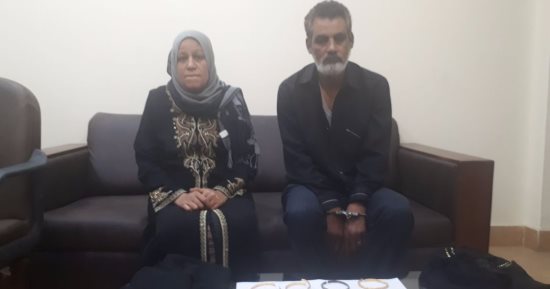 بالصور.. مباحث قسم أول سوهاج تكشف غموض إصابة ربة منزل وسرقتها