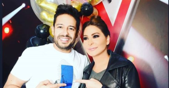 إليسا تنشر صور احتفالها بعيد ميلادها من كواليس "the voice"
