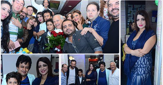 نجوم الفن والمجتمع فى عيد ميلاد المصور "سيد شعراوى"