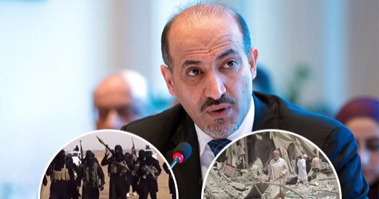 "الرقة تذبح فى صمت".. أحمد الجربا ينتقد فتح ممرات آمنة لخروج الإرهابيين من المدينة.. ويؤكد: نقل الدواعش بعد خراب المدينة وقبل إعلان التحرير بيومين أمر مريب.. ورفع صور عبد الله أوجلان لا يبشر بالاستقرار