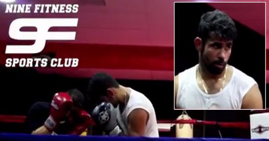 بالفيديو.. دييجو كوستا يستعد للعودة للملاعب من خلال الملاكمة
