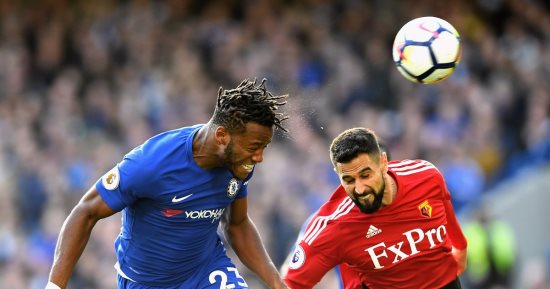 باتشواى أفضل لاعب فى مباراة تشيلسى وواتفورد