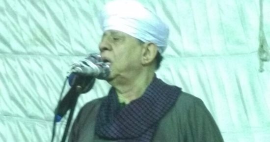 بالصور .. ياسين التهامى يشدو بأجمل قصائده فى مولد الدسوقى بكفر الشيخ