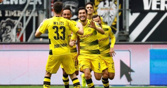 بالفيديو.. دورتموند يتقدم على فرانكفورت بهدف شاهين فى الشوط الأول