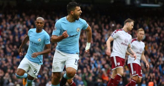 بالفيديو.. أجويرو يعادل رقم هداف مانشستر سيتى التاريخى