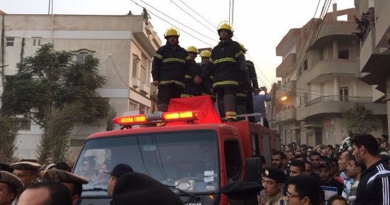 بالصور.. جنازة مهيبة للشهيد إسلام مشهور بحادث الواحات بالغربية