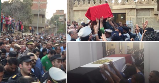 بالصور.. تشييع جثامين شهداء الواحات فى مسقط رأسهم بالمحافظات.. المحافظون ومديرو الأمن يتقدمون آلاف المشيعين.. ويؤكدون: الإرهاب لن ينال من عزيمتنا.. ووالد الشهيد إسلام مشهور: قدمت ابنى فداء للوطن
