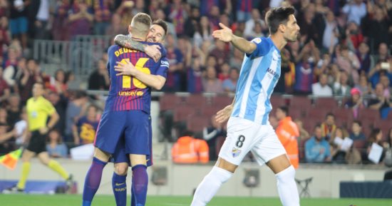 ملخص وأهداف مباراة برشلونة ومالاجا فى الدوري الإسباني