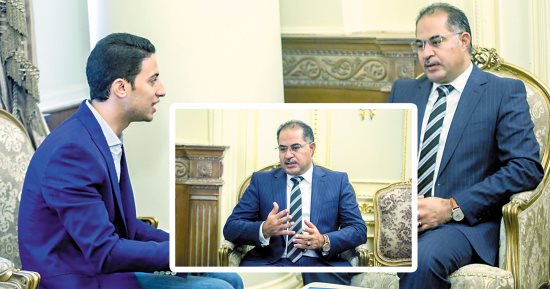 وكيل البرلمان فى حوار المفاجآت.. سليمان وهدان: تعديل 4 حقائب وزارية خلال شهرين.. المجلس غير قادر على تشكيل حكومة ومعندناش كتلة معارضة.. كلام يوسف زيدان جزء من حروب الجيل الرابع و"عبدالعال بيميل شويتين للأغلبية"