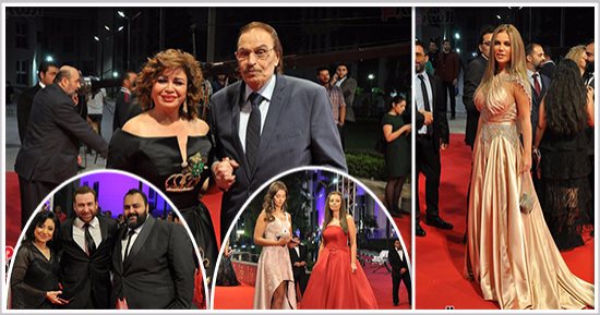 بالفيديو ..نجوم الفن فى حفل توزيع جوائز السينما العربية مساء الجمعة