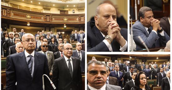 الحزن يسيطر على رئيس الحكومة وأعضاء البرلمان  بالجلسة العامة بعد أحداث الواحات