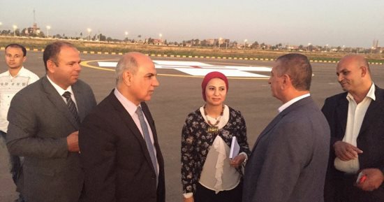 رئيس جامعة كفر الشيخ : الإنتهاء من الطيران العمودى بمهبط الإسعاف الطائر