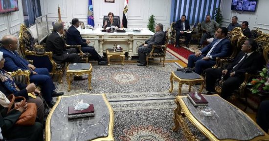 محافظ البحيرة تجتمع مع رئيس الرقابة بالتنمية المحلية لتطوير الأداء الحكومى