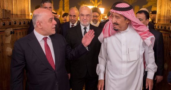 بدء الاجتماع التنسيقى بين العراق والسعودية برئاسة العبادى والملك سلمان