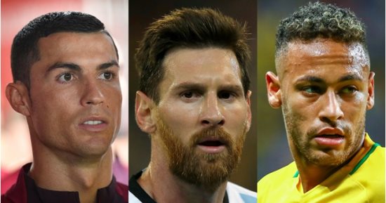 نيمار يتفوق على رونالدو فى قائمة أغلى لاعبى العالم.. وميسي يحتفظ بالصدارة