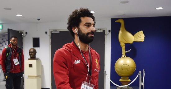 محمد صلاح يصل ملعب ويمبلى مع ليفربول