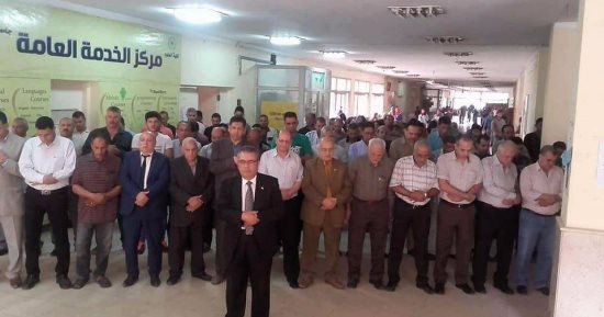 عميد كلية العلوم بجامعة المنوفية يؤدى صلاة الغائب على أرواح شهداء الشرطة