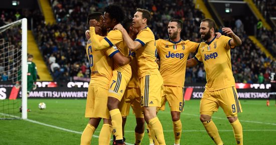 بالفيديو.. يوفنتوس يتقدم 2 - 1 على أودينيزى فى شوط أول مثير
