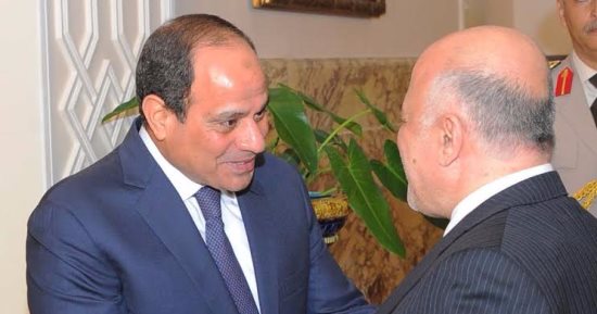 الرئيس يؤكد لرئيس وزراء العراق دعم مصر لوحدة بلاده وسلامته الإقليمية