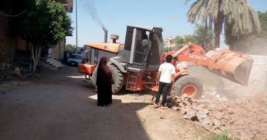 بالصور.. إزالة 5 حالات تعدى على 4.5 قيراط أراضي زراعة بجزيرة العوامية بالأقصر