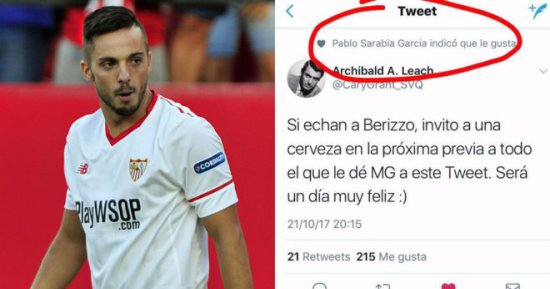شاهد.. اختراق حساب لاعب أشبيلية على تويتر لإقالة المدرب