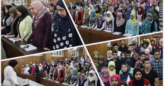 جامعة القاهرة تبدأ محاضراتها بدقيقة حداد على أرواح شهداء الواحات