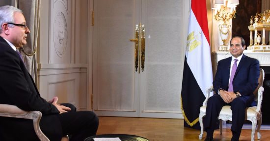 ننشر صور حوار الرئيس السيسى مع صحيفة لوفيجارو وقناة فرانس 24‎