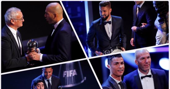 رونالدو يتوج بجائزة أفضل لاعب فى العالم 2017 