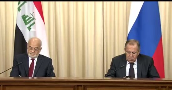 وزير خارجية روسيا: نتفهم تطلعات الأكراد وندعم حل قضايا العراق على أساس وحدته
