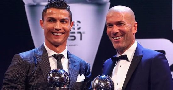 حفل توزيع جوائز الفيفا 2017.. رونالدو وزيدان يكتسحان التصويت 