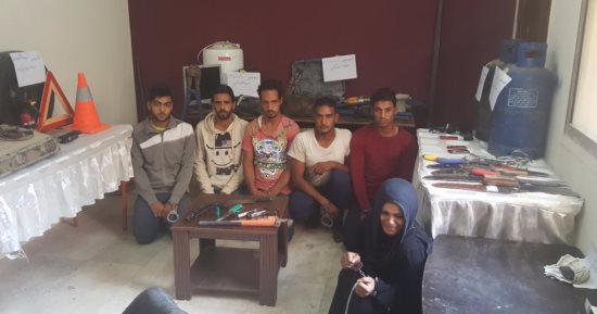 القبض على تشكيل عصابى وراء سرقة 9 شقق تحت تهديد السلاح بمدينة بدر